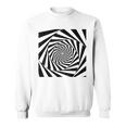 催眠術師 ヒプノシス グラフィック 目の錯覚 トリッピー スパイラル 幾何学模様 スウェットシャツ