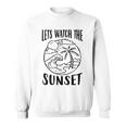 夕日を眺めてみよう スウェットシャツ