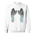 天使の羽 バックプリント スウェットシャツ
