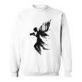 妖精 神話 ホールド カメラ グラフィック ファンタジー ポートレート 妖精 スウェットシャツ
