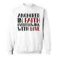 愛にあふれた信仰に定着するキリスト教バレンタイン。 スウェットシャツ