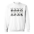 愛らしいパンダ柄かわいい動物デザイン 長袖tシャツ スウェットシャツ