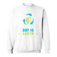 毎日のハッピーアースデイtシャツはアースデイのリサイクルです スウェットシャツ