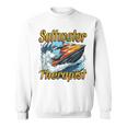 海水療法士ジェットスキー愛好家 スウェットシャツ