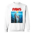 猫 ねこ 海 Paws アヒル スウェットシャツ