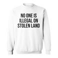 盗まれた土地では誰も違法ではない スウェットシャツ