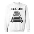 線路付きレールライフ 鉄道作業員と鉄道模型用 スウェットシャツ