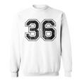 背中に36番。 スウェットシャツ