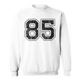 背中に85番 スウェットシャツ