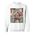 越後の龍 上杉謙信 長尾景虎 毘沙門天 軍神 バックプリント スウェットシャツ