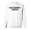 重機オペレーター キャリア 新 プロフェッショナル モダン スウェットシャツ
