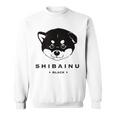 黒柴ちびちゃん かわいい柴犬 スウェットシャツ