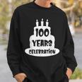 100年のお祝い イベント、記念日、誕生日。 スウェットシャツ 彼への贈り物