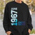 1967年6月、1967年レトロ、1967年ヴィンテージ限定版、1967年。 スウェットシャツ 彼への贈り物