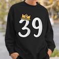 39 歳の誕生日番号 39 バースデー バルーン 39 スウェットシャツ 彼への贈り物