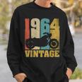 61 歳の誕生日バイカーギフトtシャツ-ヴィンテージ1964バイク スウェットシャツ 彼への贈り物