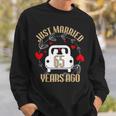 65Th Wedding Anniversary Couples Just Married 65 Years Sweatshirt Gifts for Him