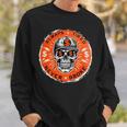 Always Tired Never Broke Skull On Back Sweatshirt Gifts for Him