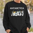 Antarctica Pinguins Birds Poleouth Antarctic Experience スウェットシャツ 彼への贈り物