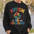 Autism Is Myuperpower 自閉症啓発パズル プライド スウェットシャツ 彼への贈り物