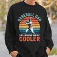 Baseball Dad Vintage Sunset Baseball Batter Father’S Day Sweatshirt Gifts for Him