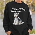 Best Dog Dad Ever ワイヤーフォックステリア スウェットシャツ 彼への贈り物