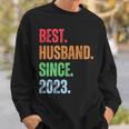Best Husbandince 2023 2Nd Anniversary Husband スウェットシャツ 彼への贈り物