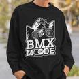 Bmx Mode On Biker Bicycle Bike Cyclist Extremeports Bmx スウェットシャツ 彼への贈り物