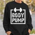 Body Pump Fitness Motivation ボディビルディングジムシャツ スウェットシャツ 彼への贈り物