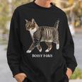 Bossy Paws 猫好き キジトラ白 猫ネタ 猫しもべ ツンデレ 猫飼い 猫オーナー 猫依存症 おもしろ スウェットシャツ 彼への贈り物