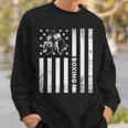 Boxerintage Boxing American Flag Boxing Distressed スウェットシャツ 彼への贈り物