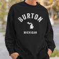 Burton Michigan Miintage 70S アスレチックスポーツデザイン スウェットシャツ 彼への贈り物