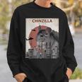 Chinzilla おもしろチンチラtシャツ スウェットシャツ 彼への贈り物