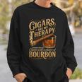 Cigars Are My Therapy Weekend Forecast Bourbonアパレル スウェットシャツ 彼への贈り物