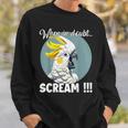 Cockatoo Meme T、面白い叫び声を上げているキバタン スウェットシャツ 彼への贈り物