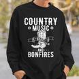 Country Music And Bonfire ウエスタンカントリーラインダンスブーツ スウェットシャツ 彼への贈り物