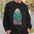 Cthulhu Iglesiaidrieras Cósmico Horror Divertido Monstruo Camisa de entrenamiento Regalos para él