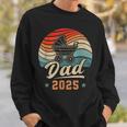 Dad 2025 歳 新しい父親 赤ちゃん発表 父性 スウェットシャツ 彼への贈り物
