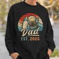 Dad Est 2026 年のパパ 初めての父の日 若いパパ 新しいパパ スウェットシャツ 彼への贈り物