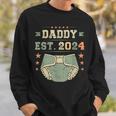 Daddy Est 2024 年生パパ 新米パパ 初めてのパパ 若いパパ スウェットシャツ 彼への贈り物