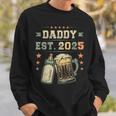 Daddy Est 2025 年のパパ 初めての父の日 新しい父親 若い父親 スウェットシャツ 彼への贈り物