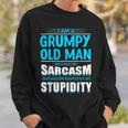 Dearcasmo Con Texto En Inglés I Am A Grumpy Old Manarcasm Texto En Inglés Camisa de entrenamiento Regalos para él