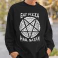 Eat Pizza Hailatan オカルト 反キリスト 悪魔的なサタニズム スウェットシャツ 彼への贈り物