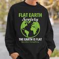 Flat Earthociety Flat Earther Conspiracy Theory スウェットシャツ 彼への贈り物
