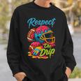 Football Drip Boys Football Ice Cream Sprinkle Respect Drip Sweatshirt Gifts for Him Football Drip Boys Football Ice Cream Sprinkle Respect Drip Sweatshirt Gifts for Him