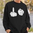 Fuck You シャツ 中指ポインティング Fuk You FUck You スウェットシャツ 彼への贈り物