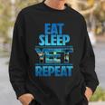 Eat Sleep Yeet Repeat Vintage Yeet Apparel Sweatshirt Gifts for Him