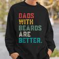 Fathers Day Dad Jokes Daddy Humor Dads With Beard Papa Sweatshirt Gifts for Him