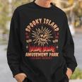 Halloween Spooky Island Est 2002 Amusement Park Skull Sweatshirt Gifts for Him