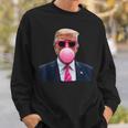 Pop Trump Pink Bubble Gumintage Trump Pink Glasses スウェットシャツ 彼への贈り物
